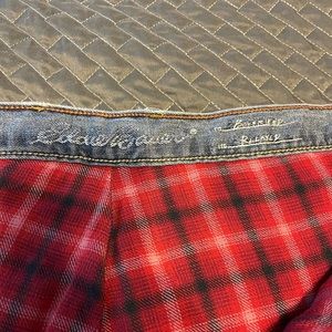 Eddie Bauer Flannel Lined Boyfriend Relaxed Jeans
